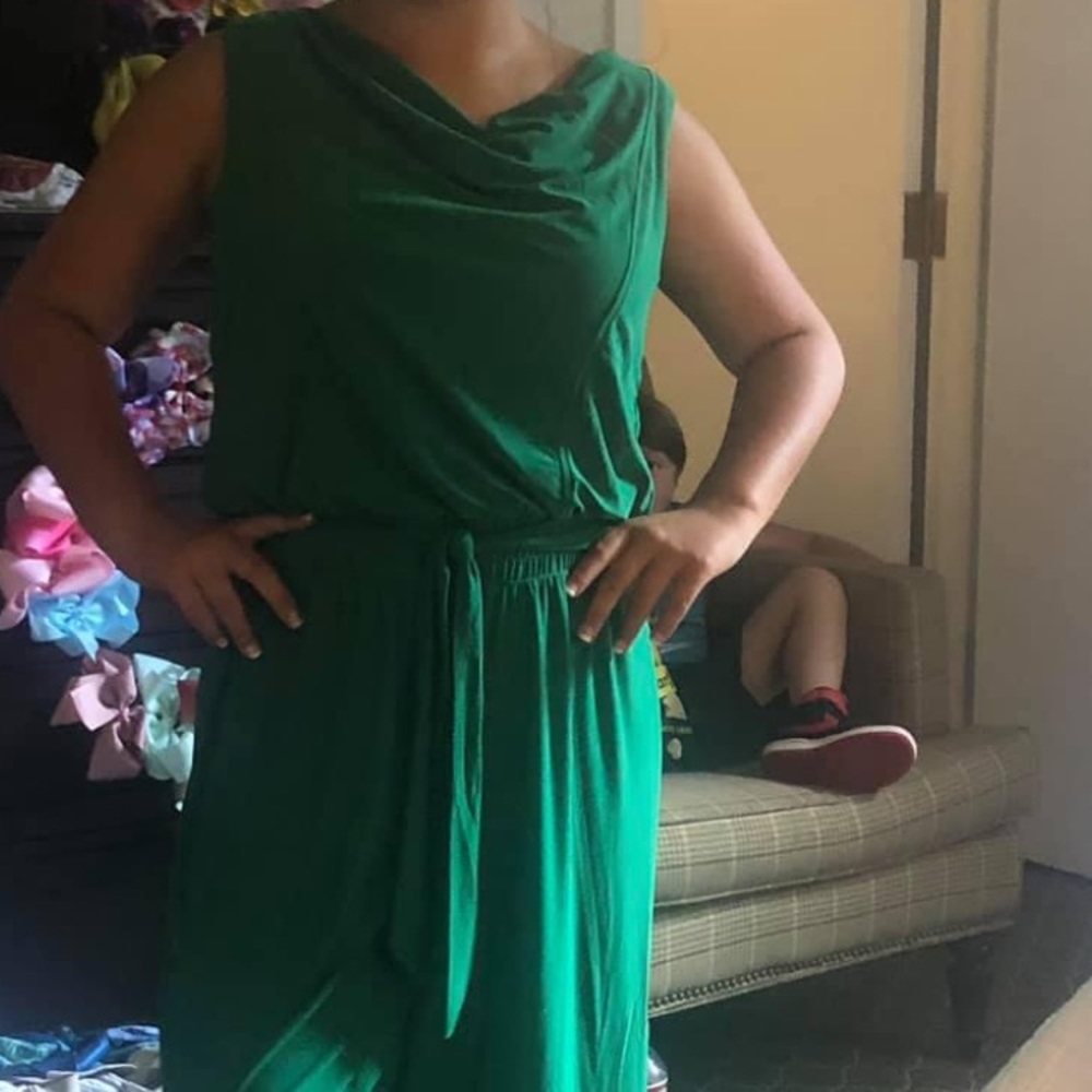 Cowl neck jumpsuit size small